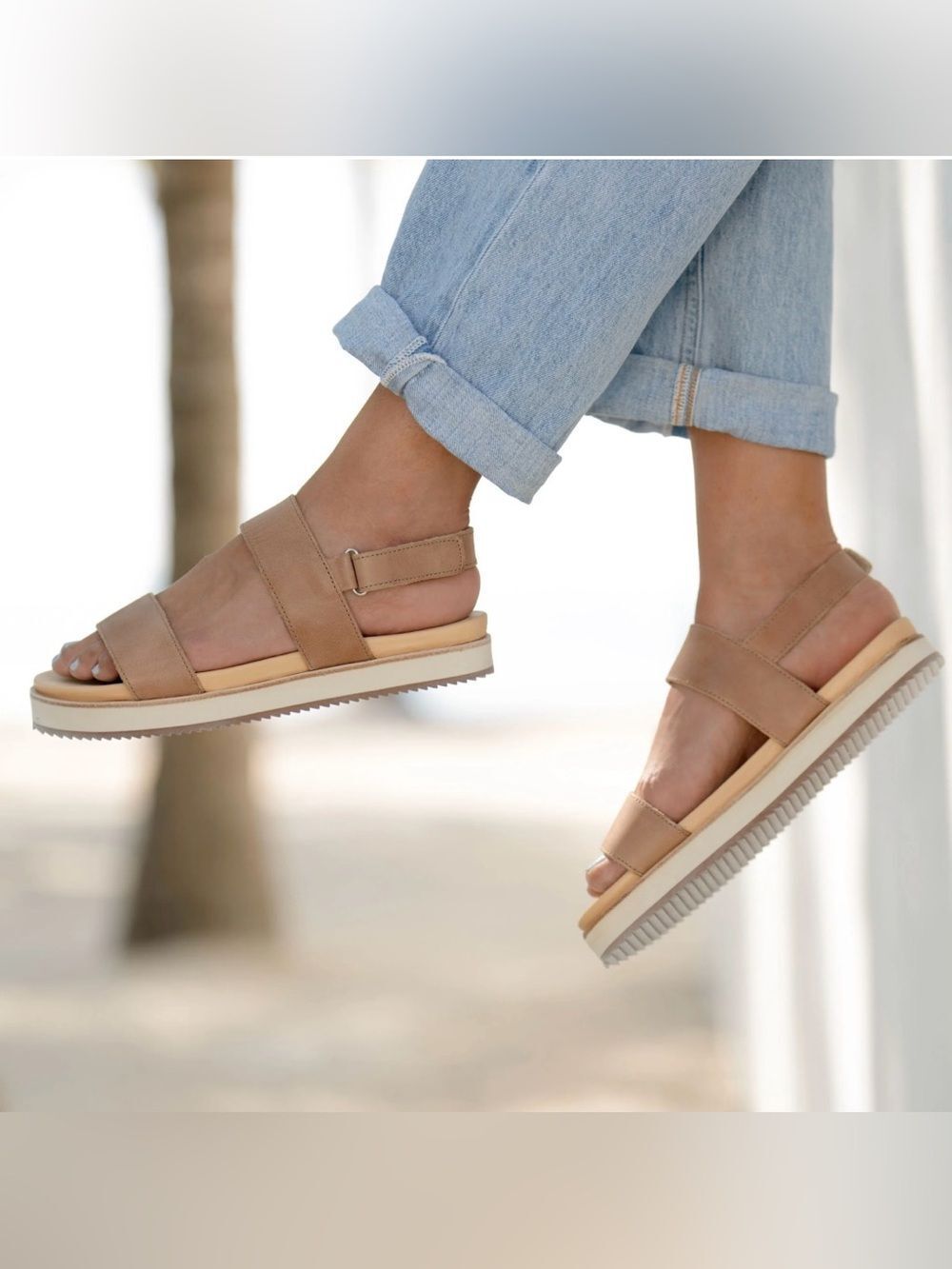 New Nisolo Flat Form Sandal Shoes 7.5